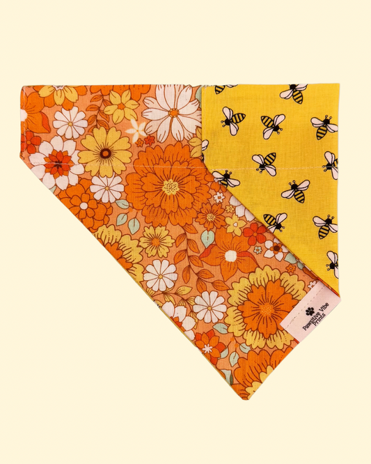 Pretty Pollinator Dog Bandana