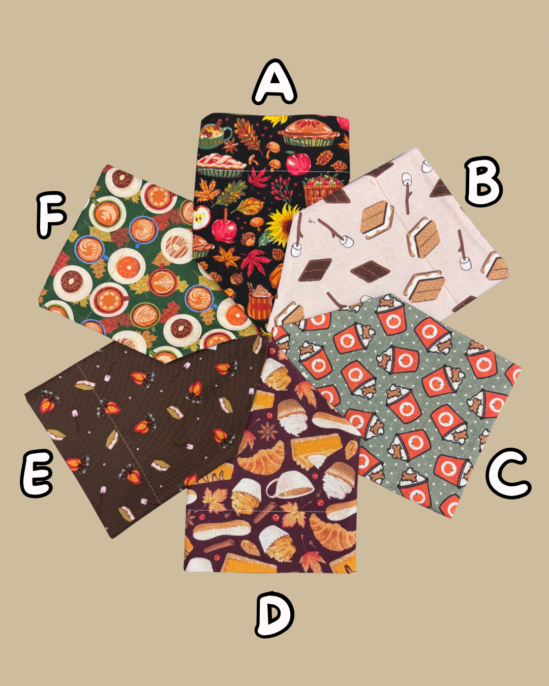 Fall Treats Dog Bandana
