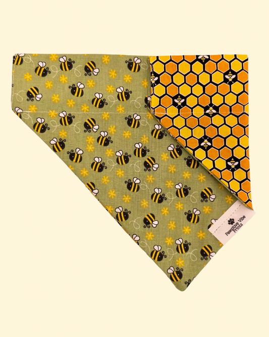 Little Bees Dog Bandana