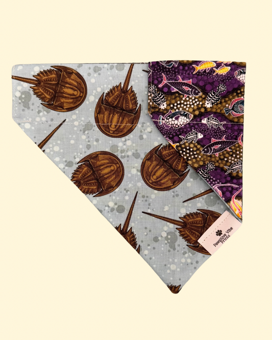 Horseshoe Crab Dog Bandana
