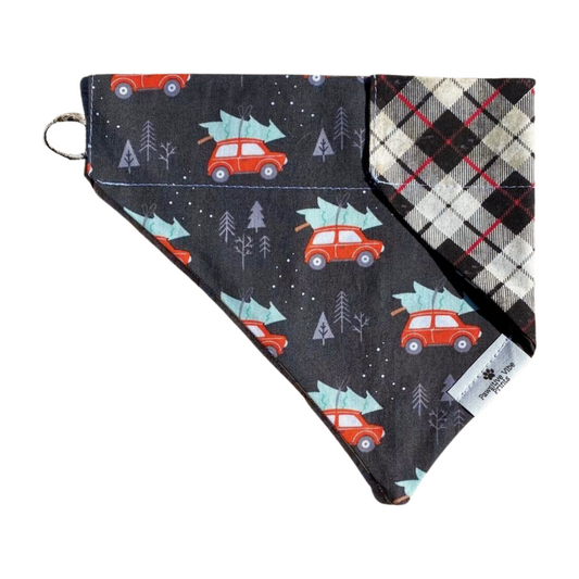 Christmas Trucks Dog Bandana