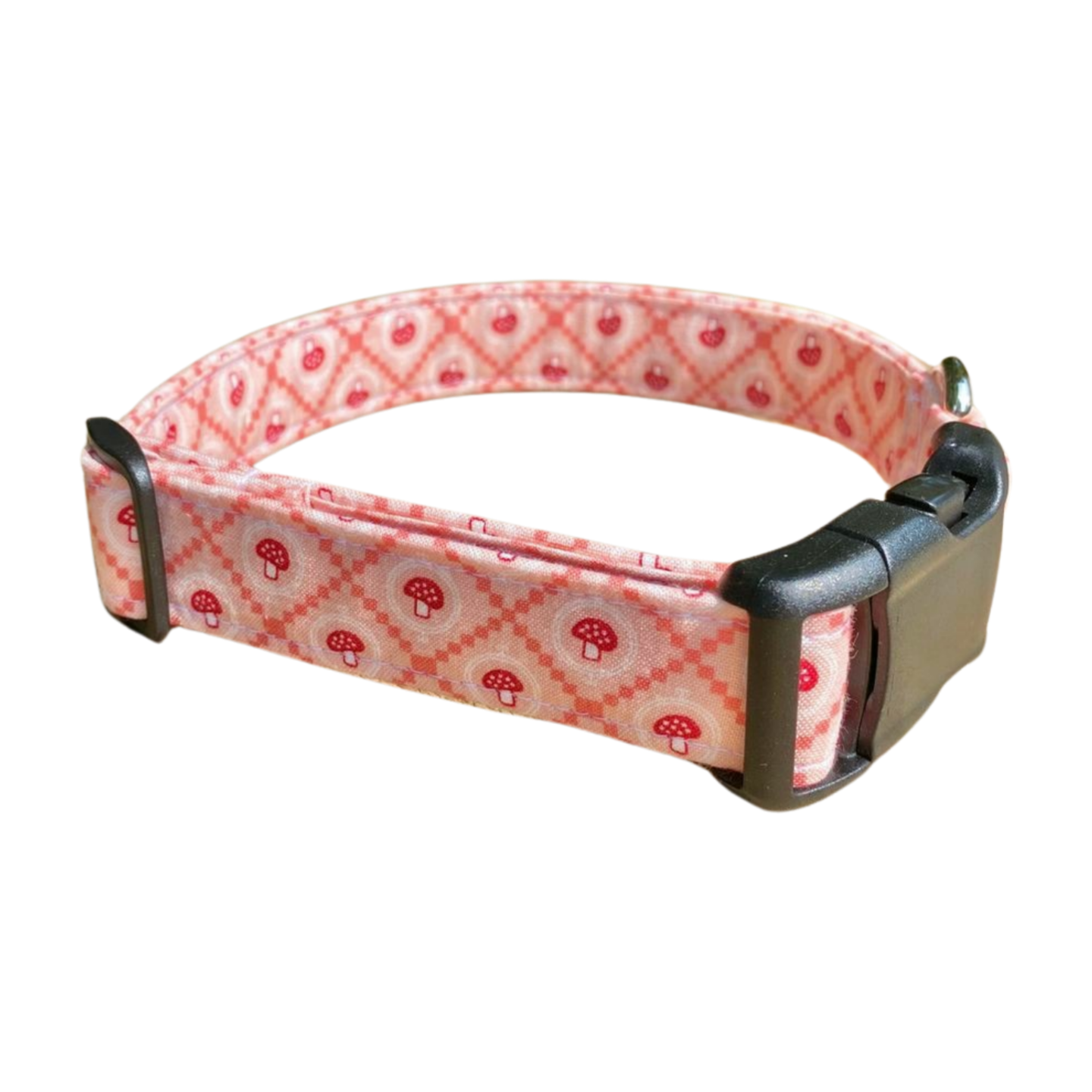 Teeny Mushroom Dog Collar