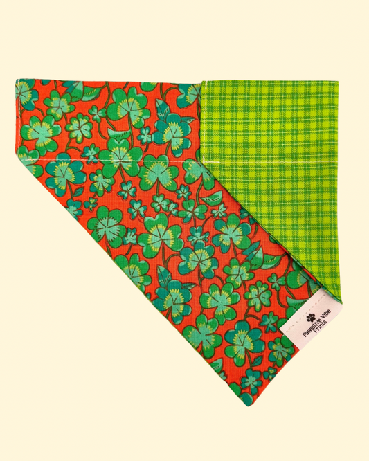 Lucky Clover Dog Bandana