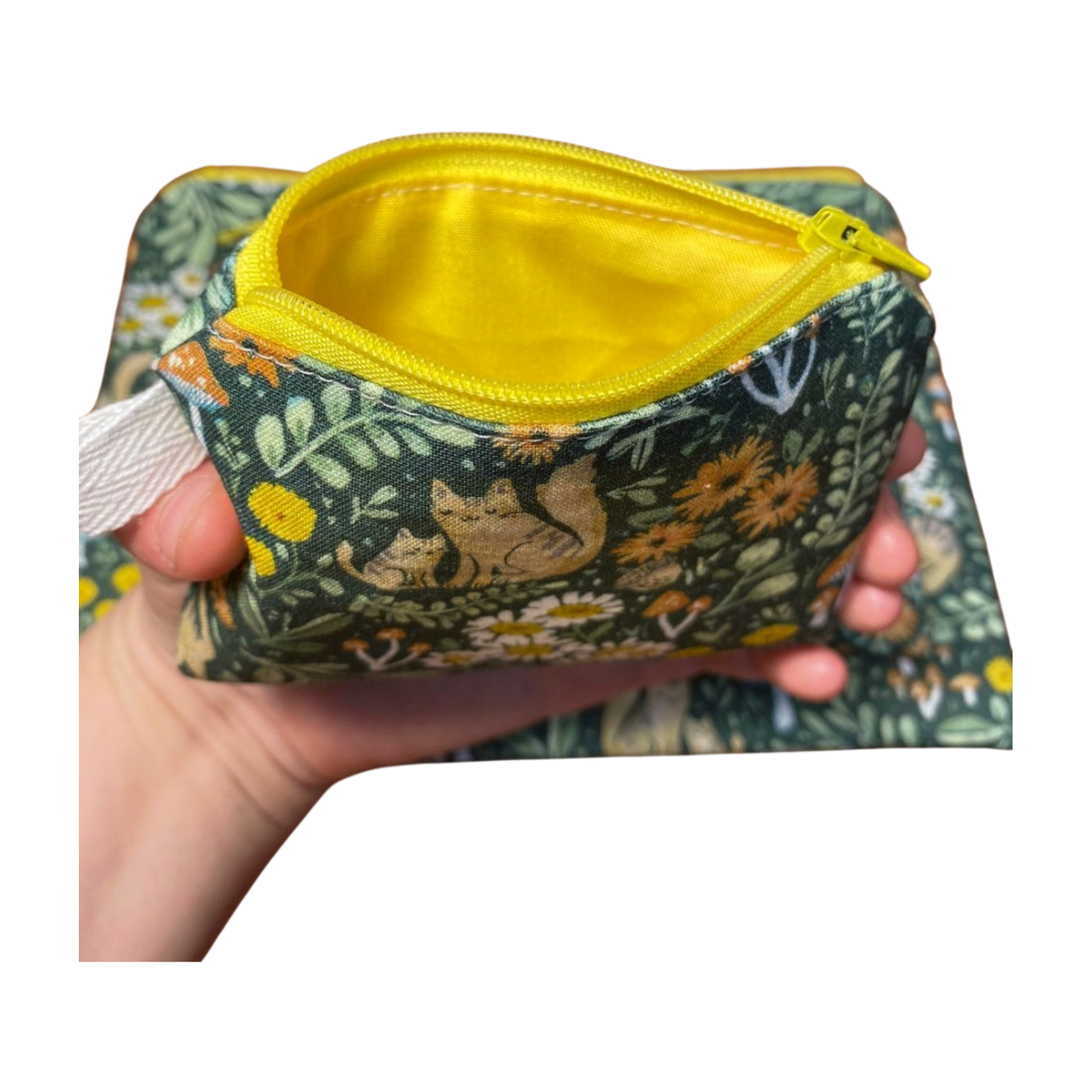 Forest Kitty Zipper Pouches