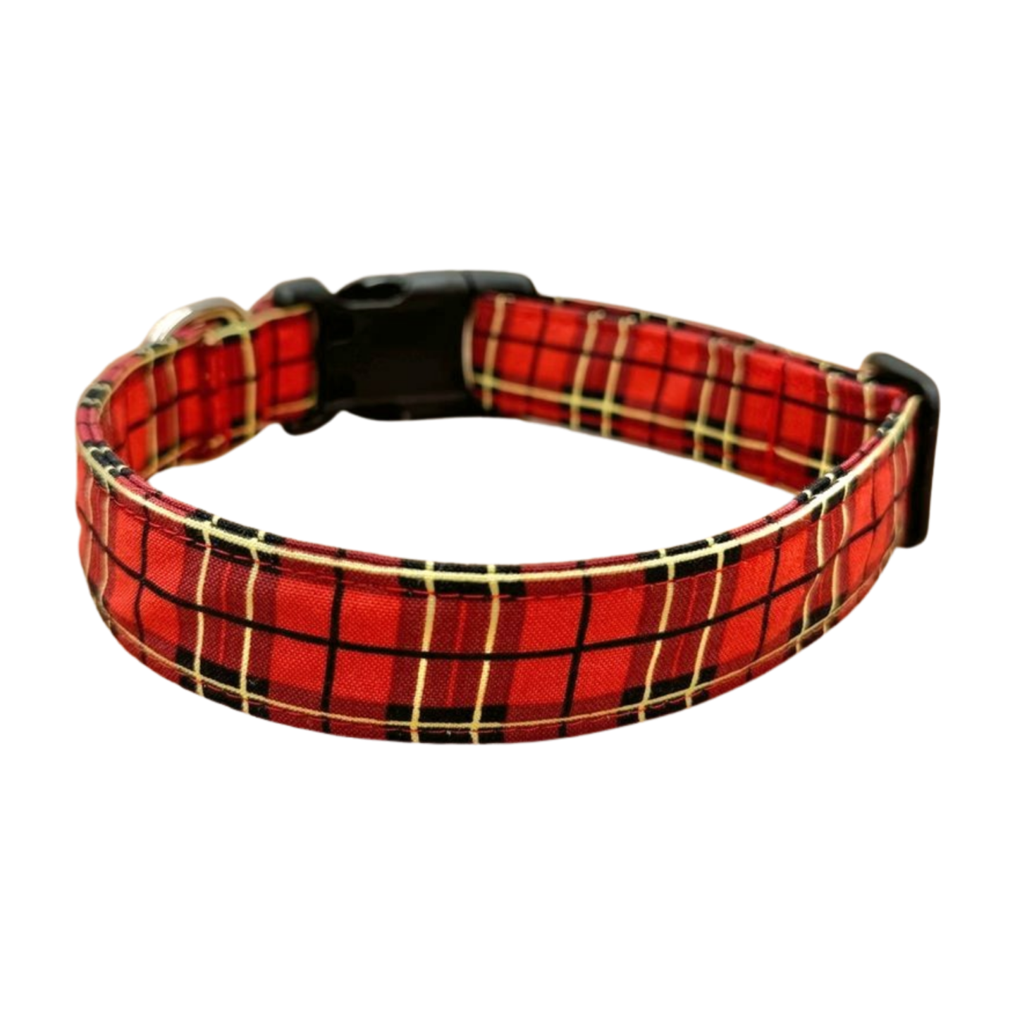 Holiday Plaid Dog Collar