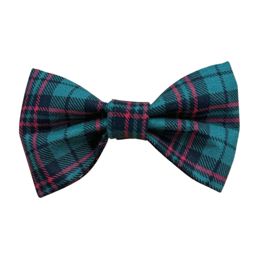 Christmas Tree Plaid Bowtie