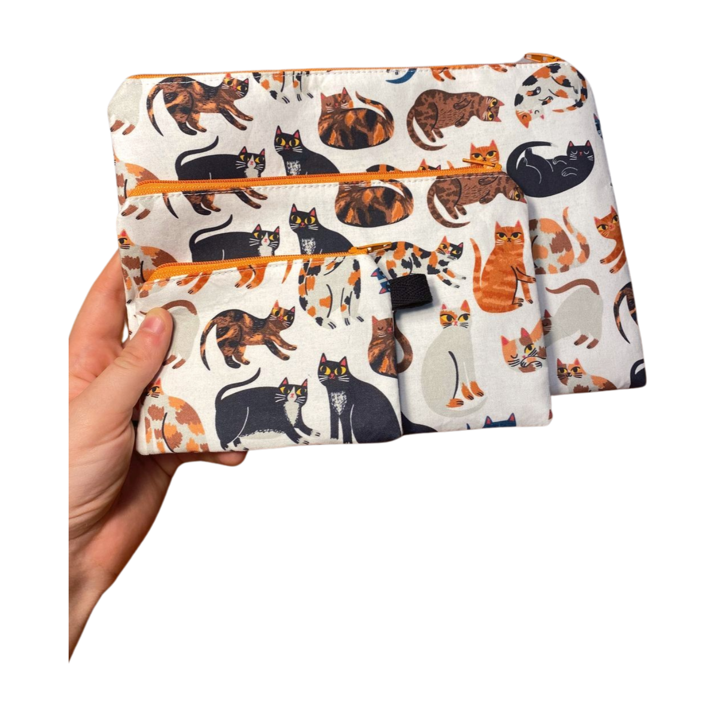 Artist Cat Zipper Pouches