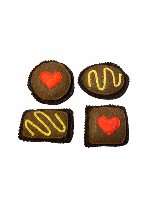 Chocolate Truffle Cat Toys