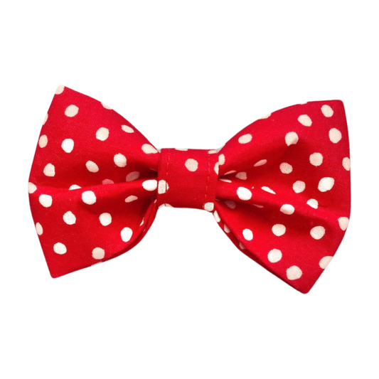 Red Polka Dot Bow Tie