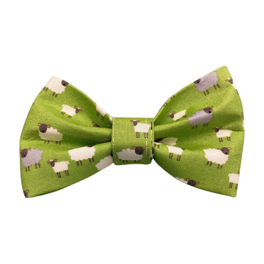 Green Lamb Bow Tie