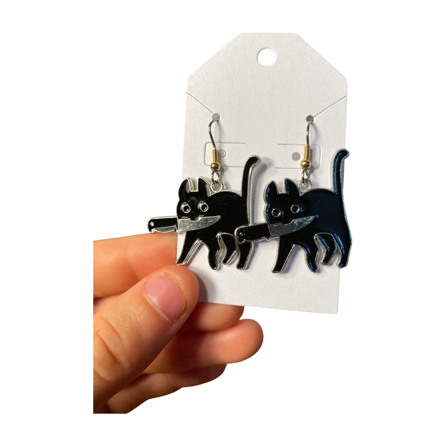 Violent Cat Earrings