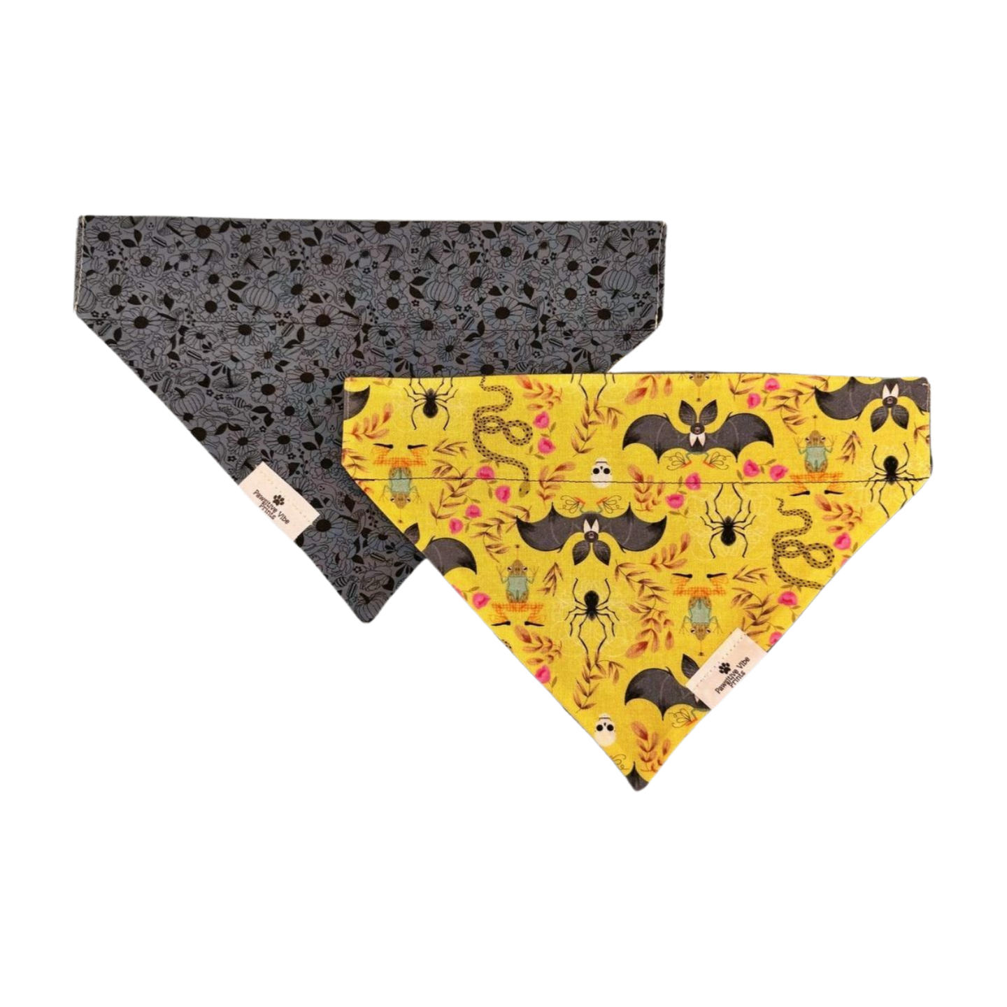 Floral Bat Dog Bandana