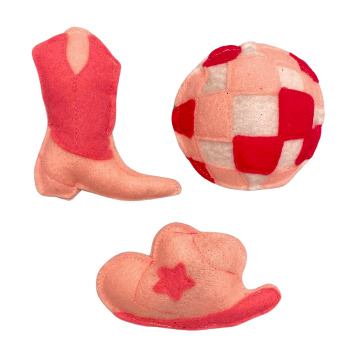 Pink Cowgirl Catnip Cat Toys