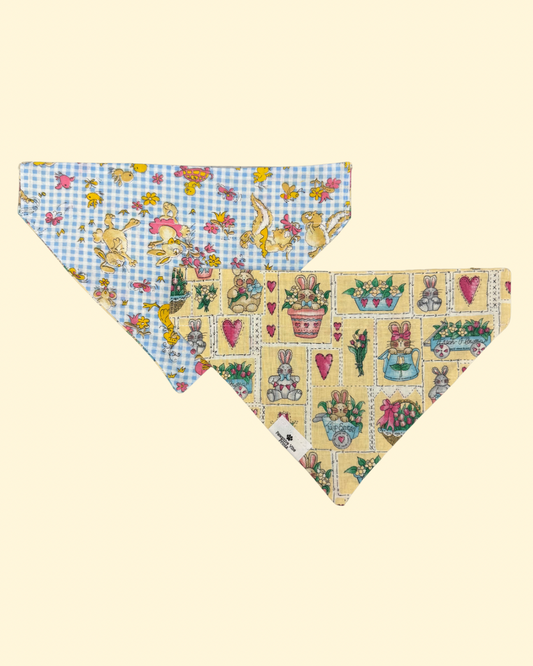 Vintage Easter Farm Dog Bandana