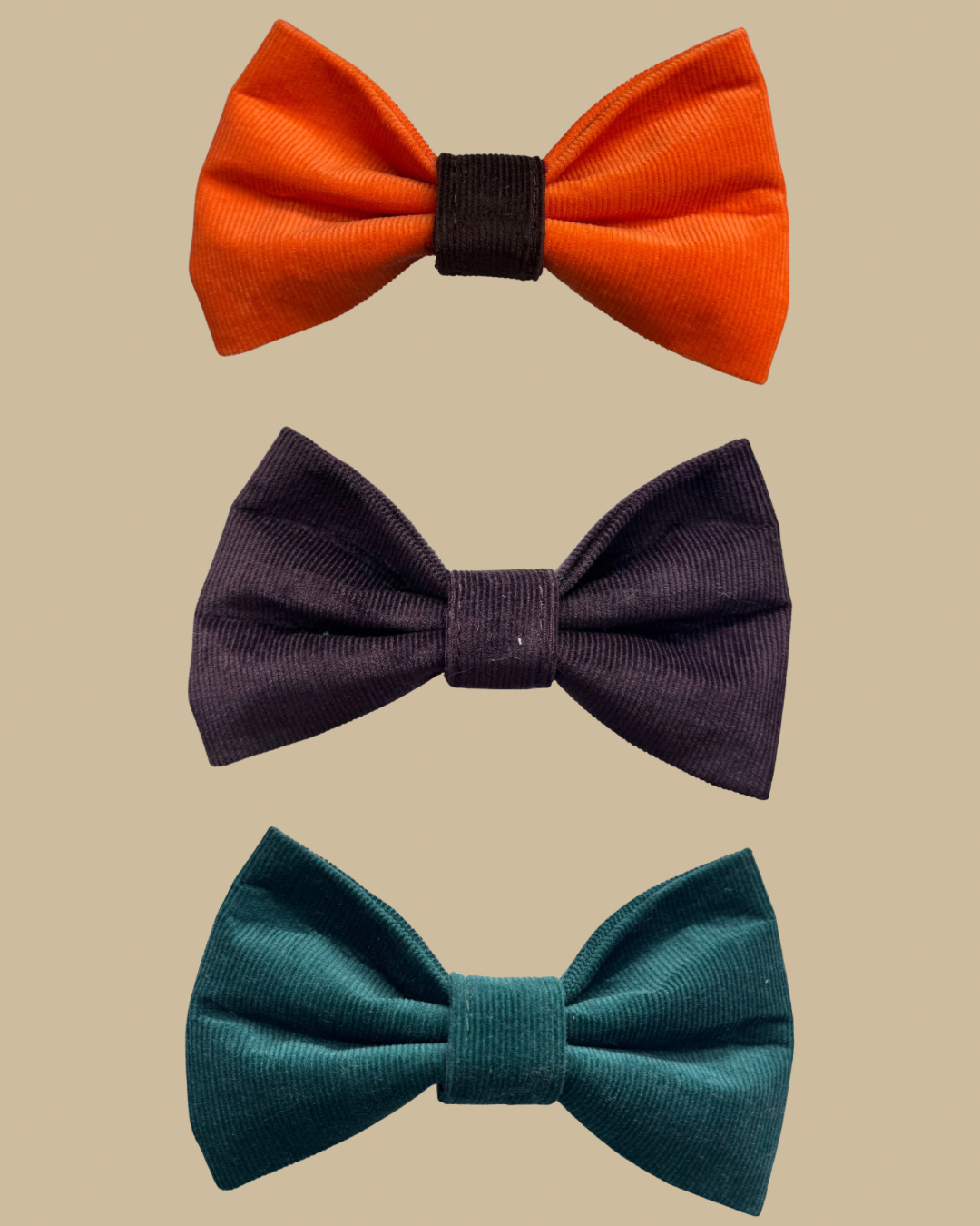 Corduroy Pet Bow Tie