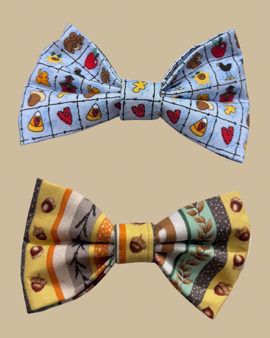 Cute Fall Pet Bow Tie