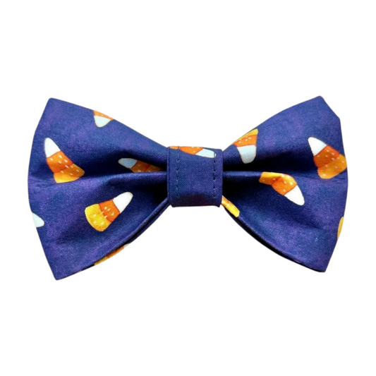 Purple Candy Corn Bowtie