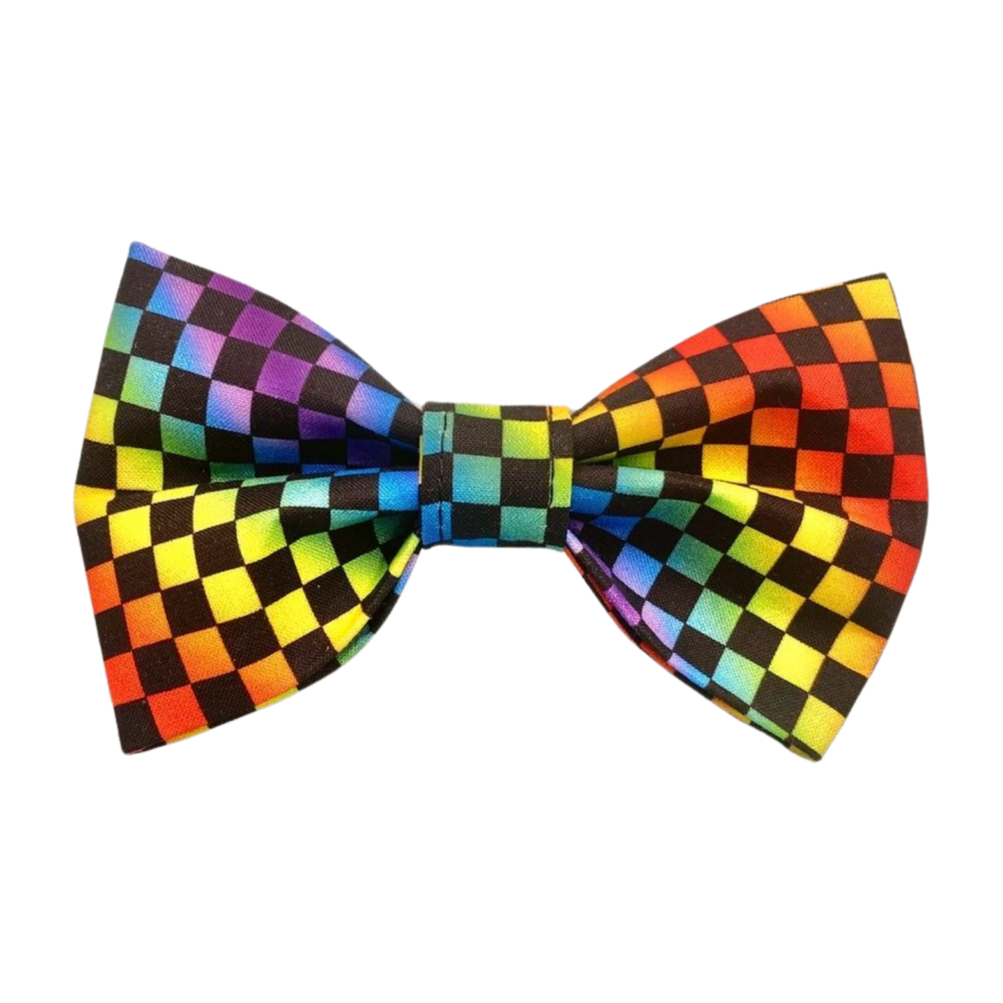 Checkered Pride Bow Tie