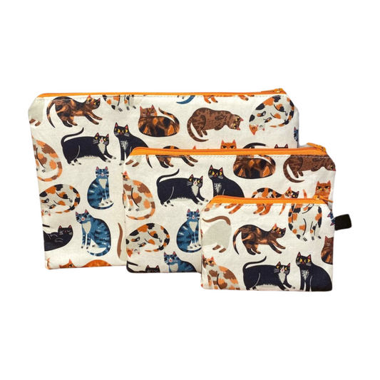 Artist Cat Zipper Pouches