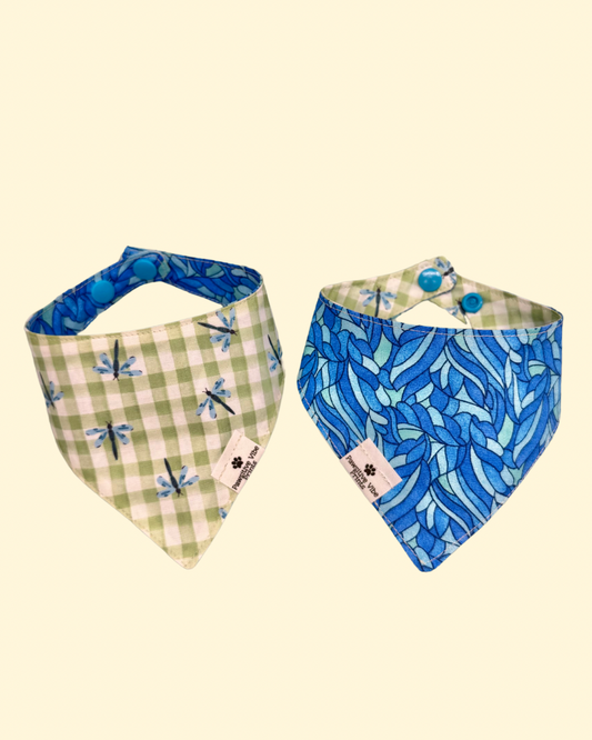 Dragonfly Cat Snap Bandana