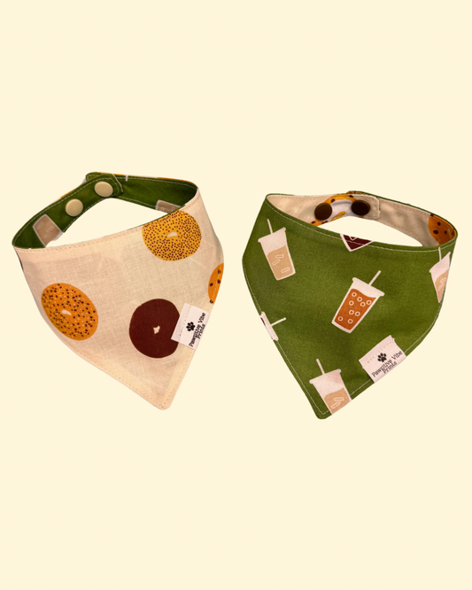 Cafe Cat Snap Bandana