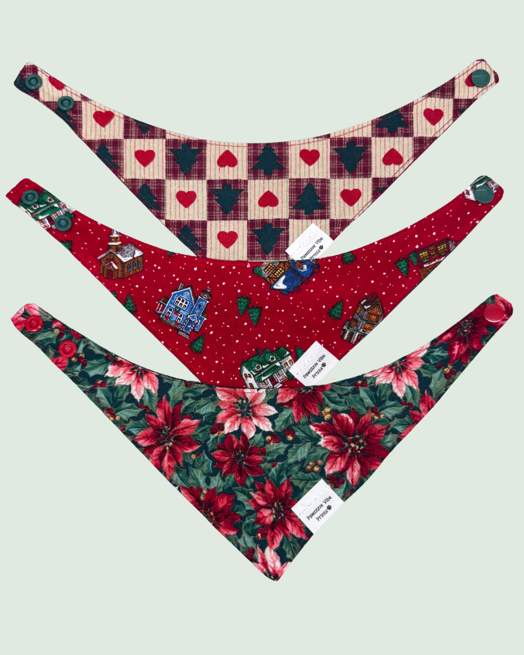 Cute Christmas Snap Bandana