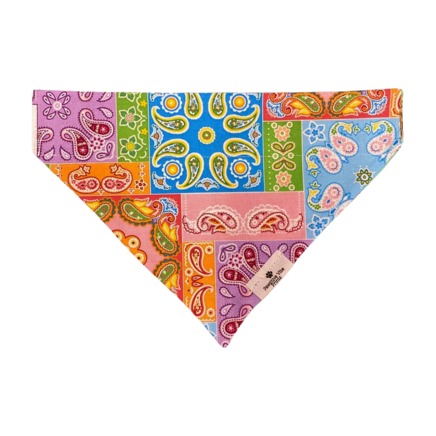 Colorful Bandana Print Dog Bandana