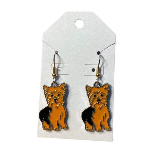 Yorkie Earrings