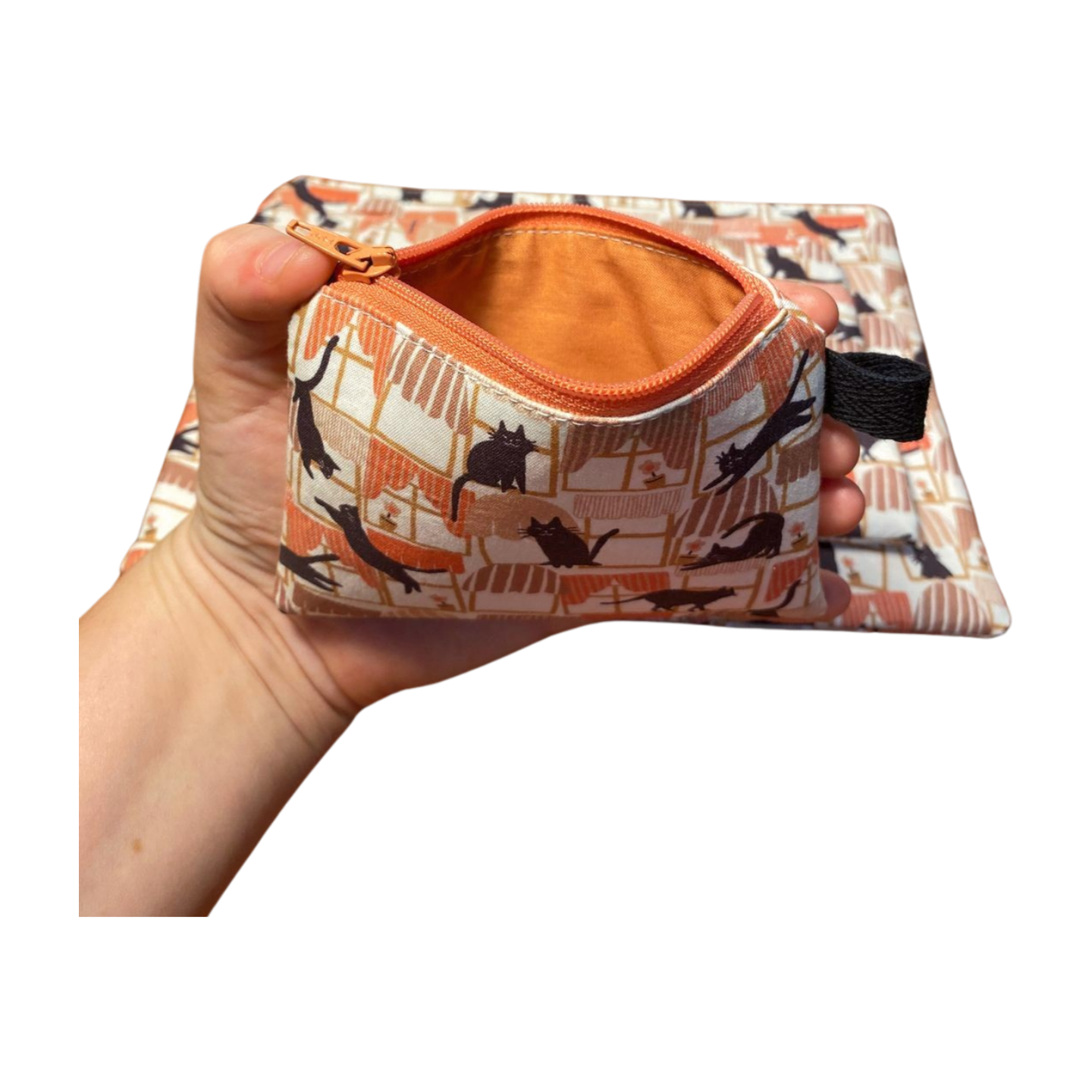 Window Cat Zipper Pouches