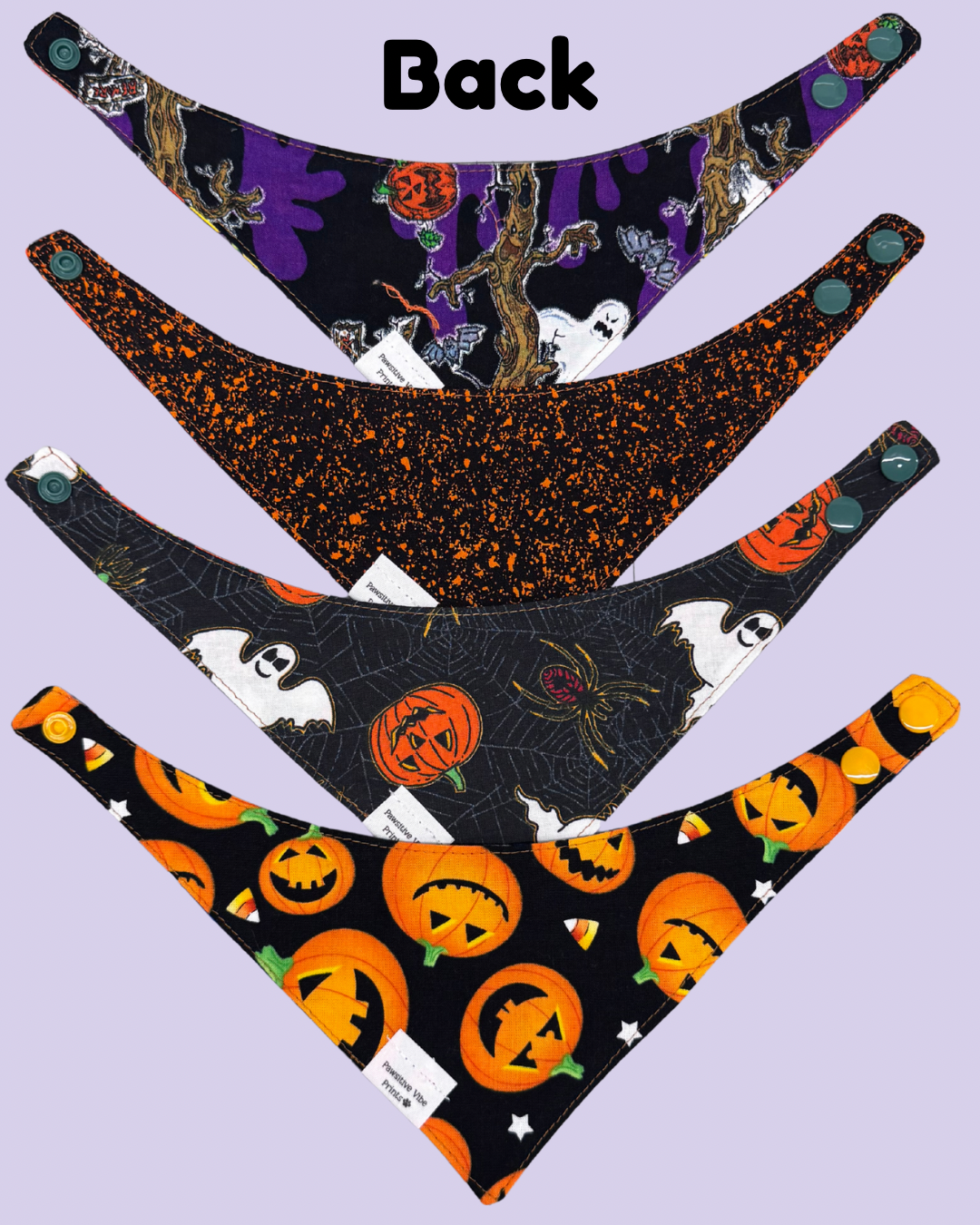 Halloween Cat Snap Bandana