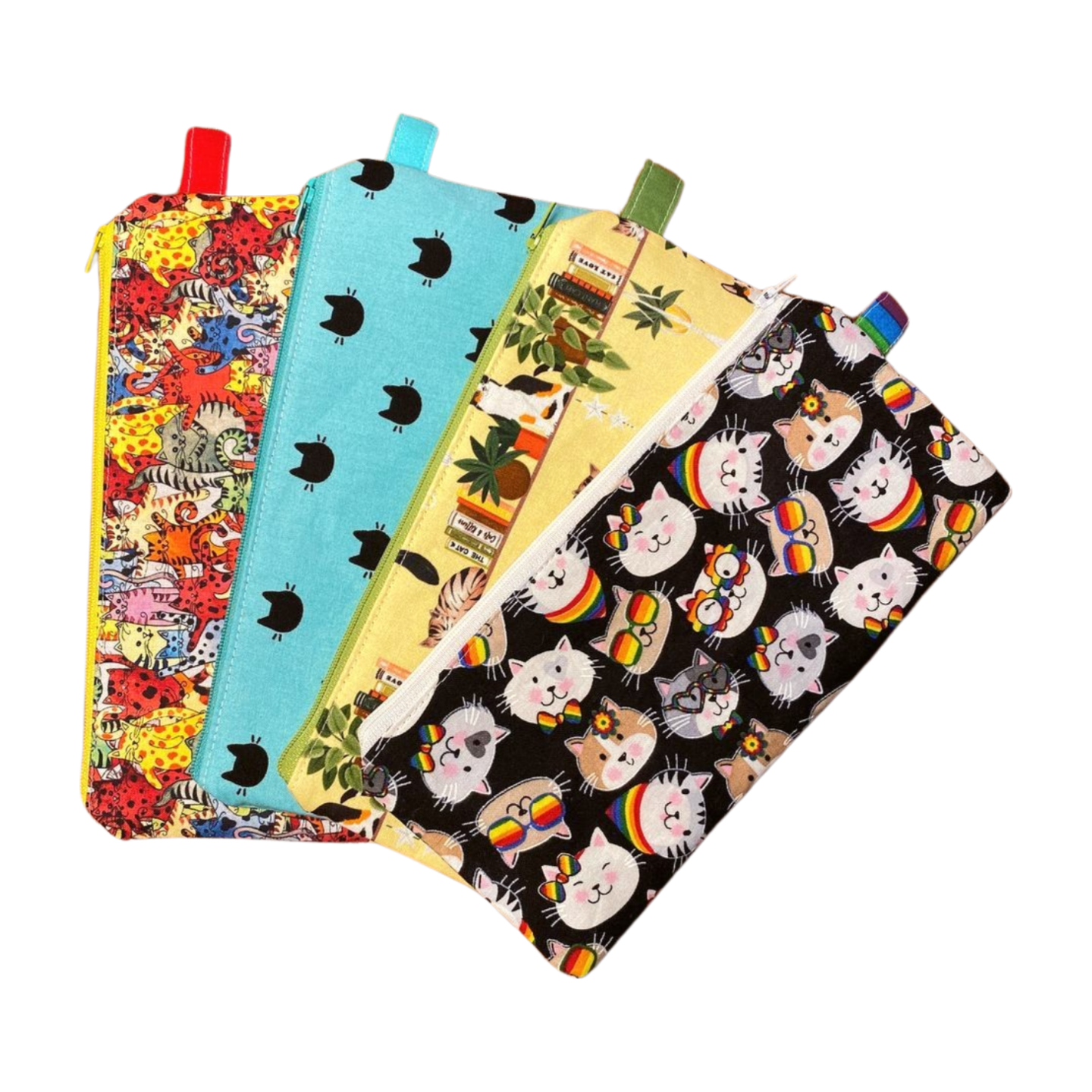 Cat Themed Pencil Pouches