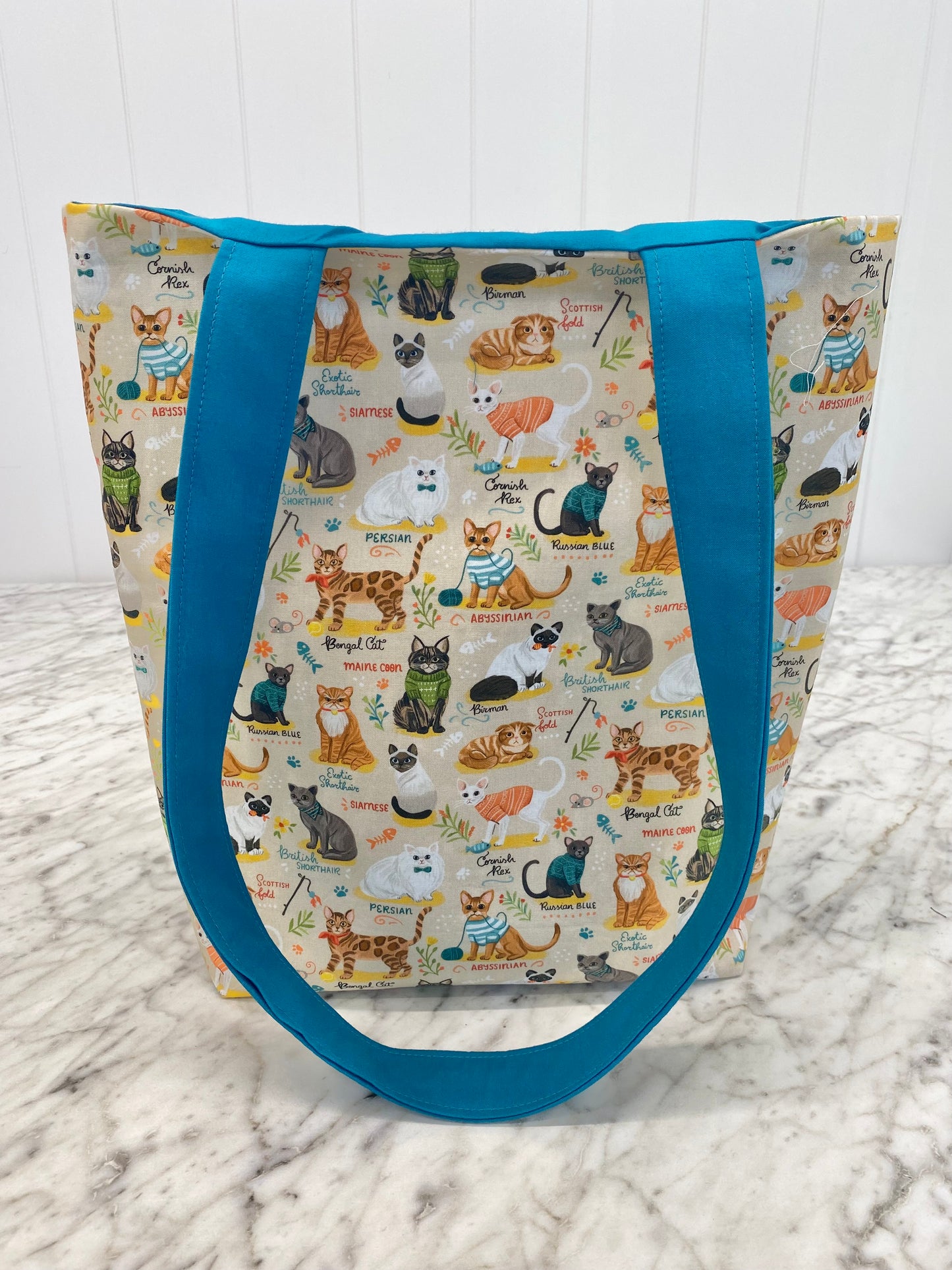 Cute Cat Breeds Tote Bag