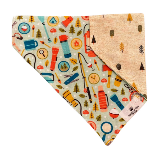 Camping Things Dog Bandana