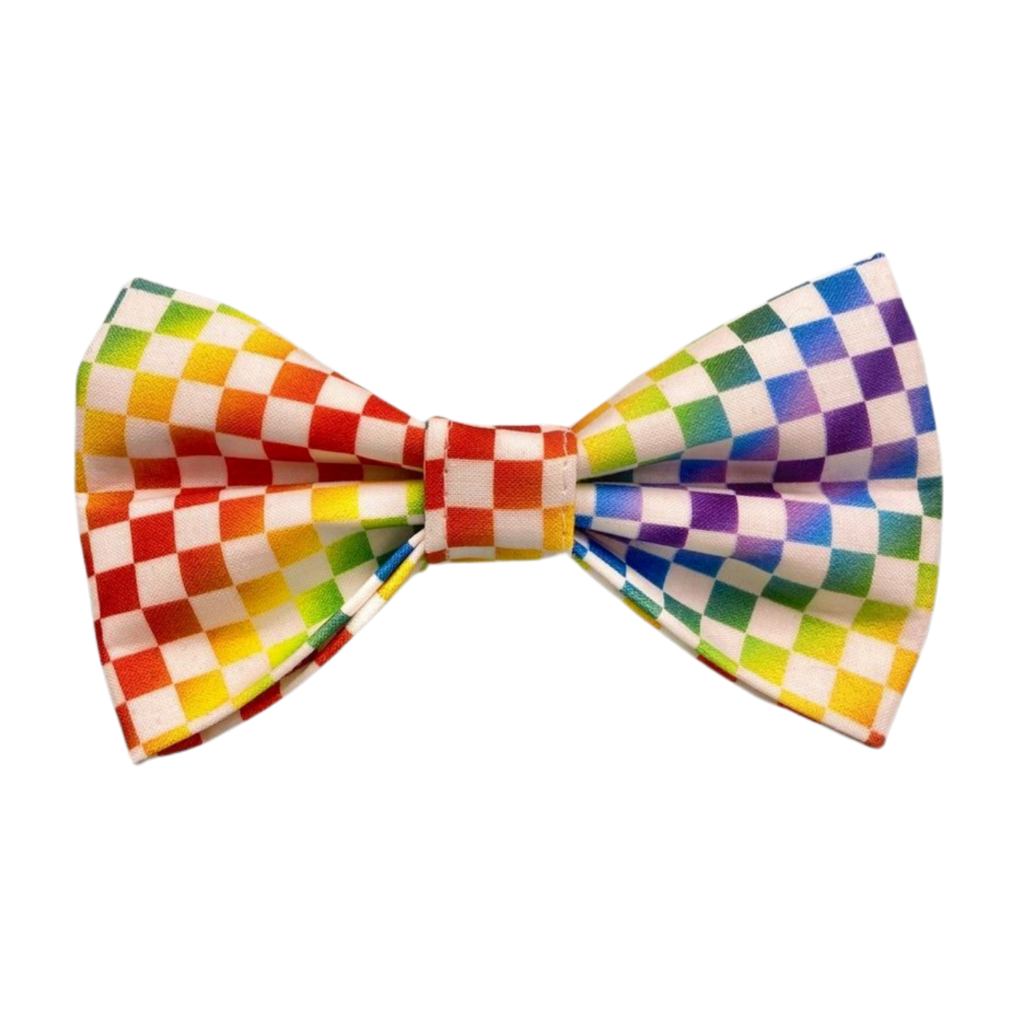 Checkered Pride Bow Tie