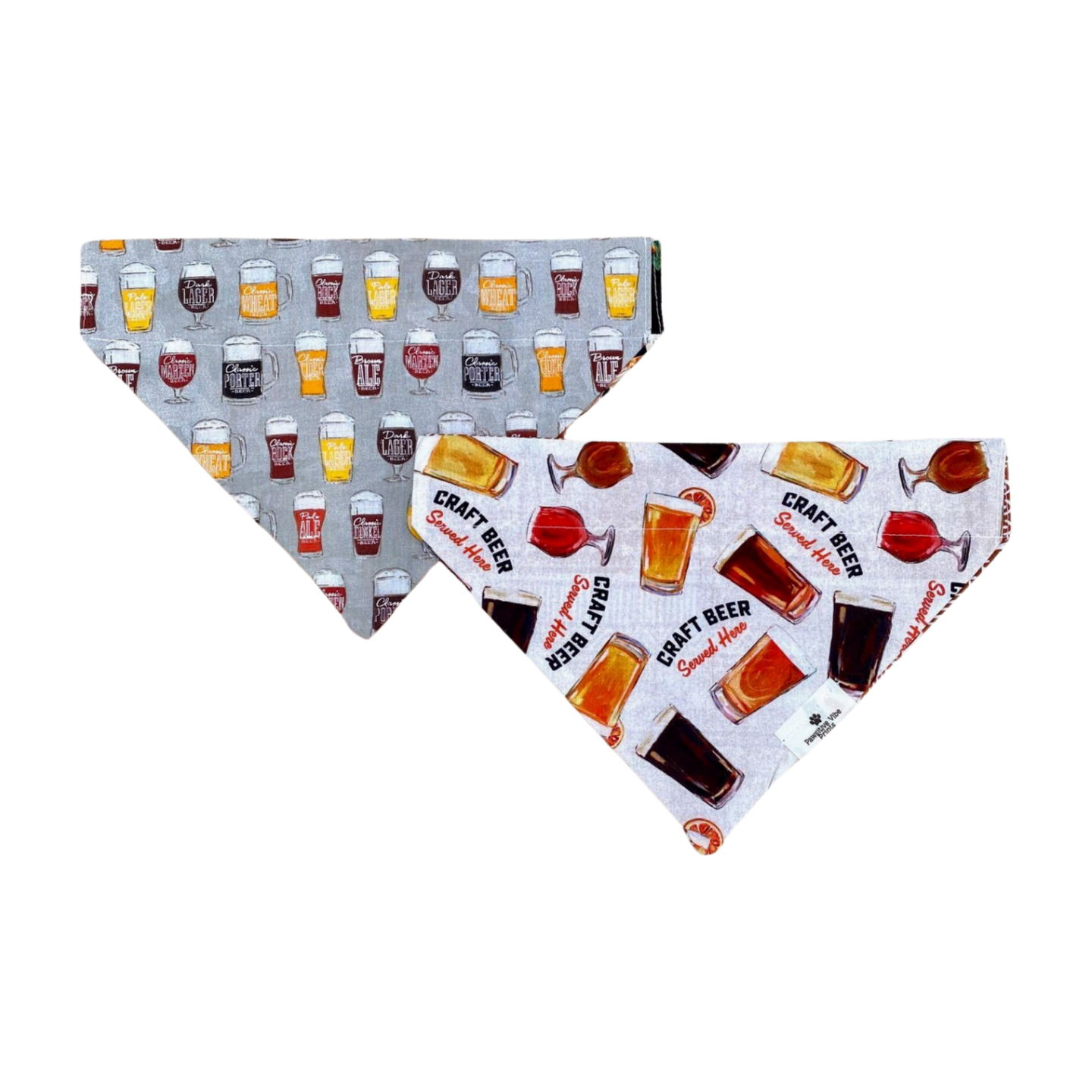 Beer & Pizza Dog Bandana