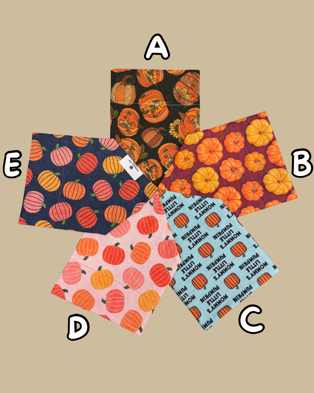 Pumpkin Dog Bandana