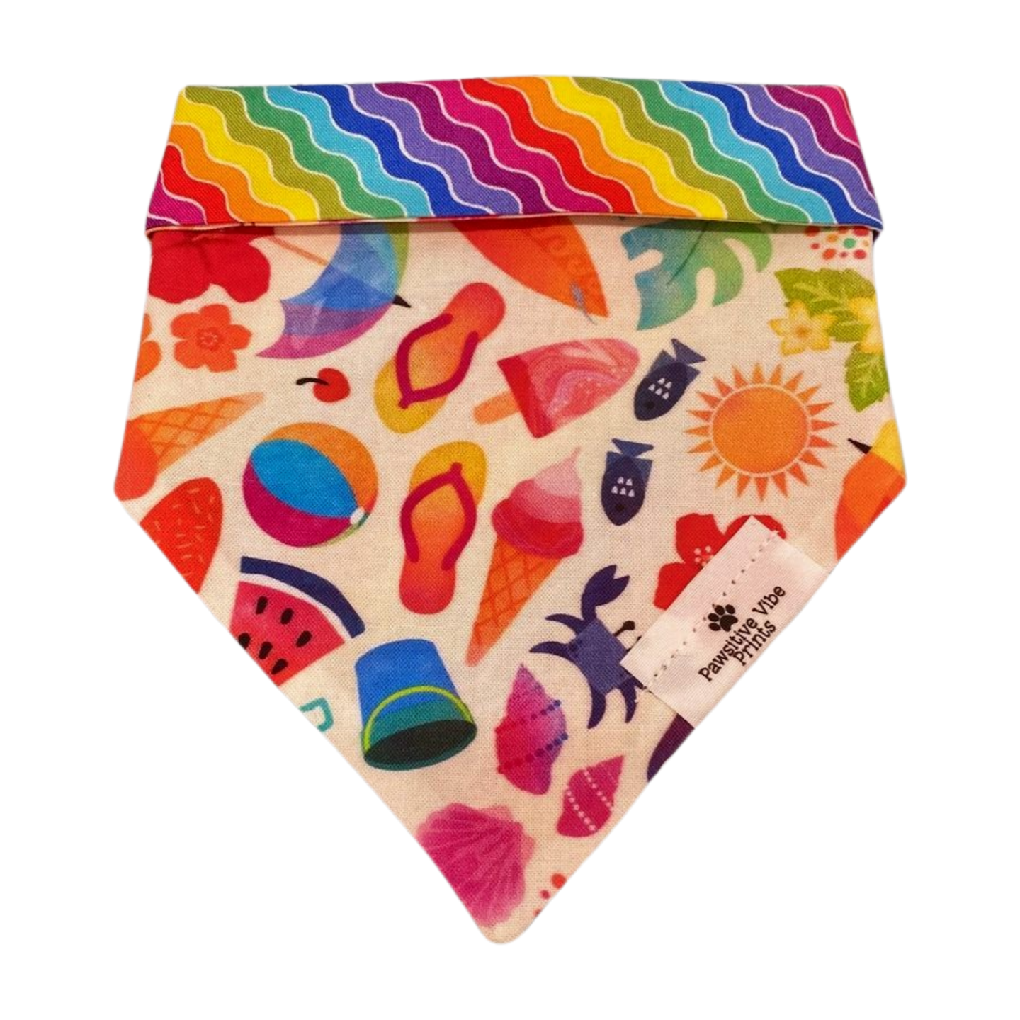 Rainbow Waves Bandana