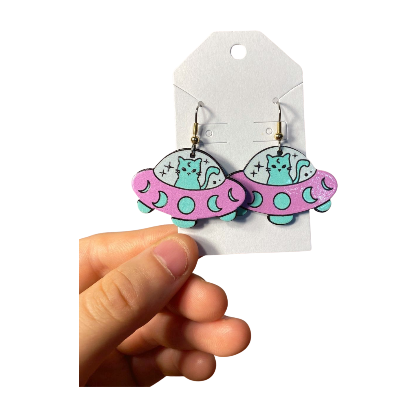 Space Cats Earrings