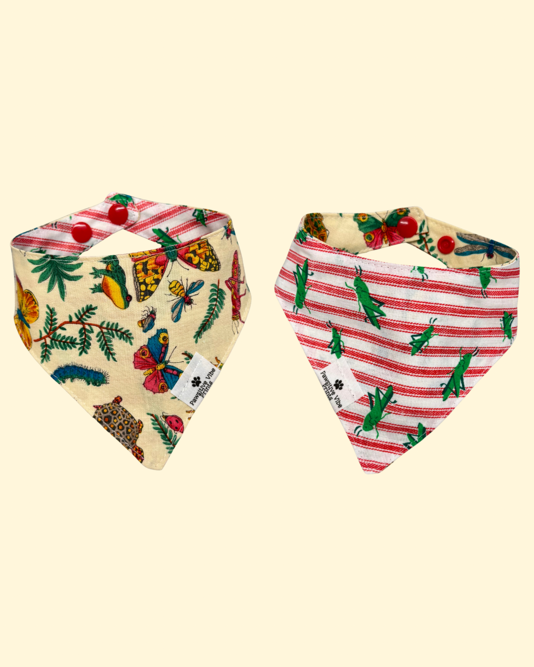 Nature Bugs Cat Snap Bandana