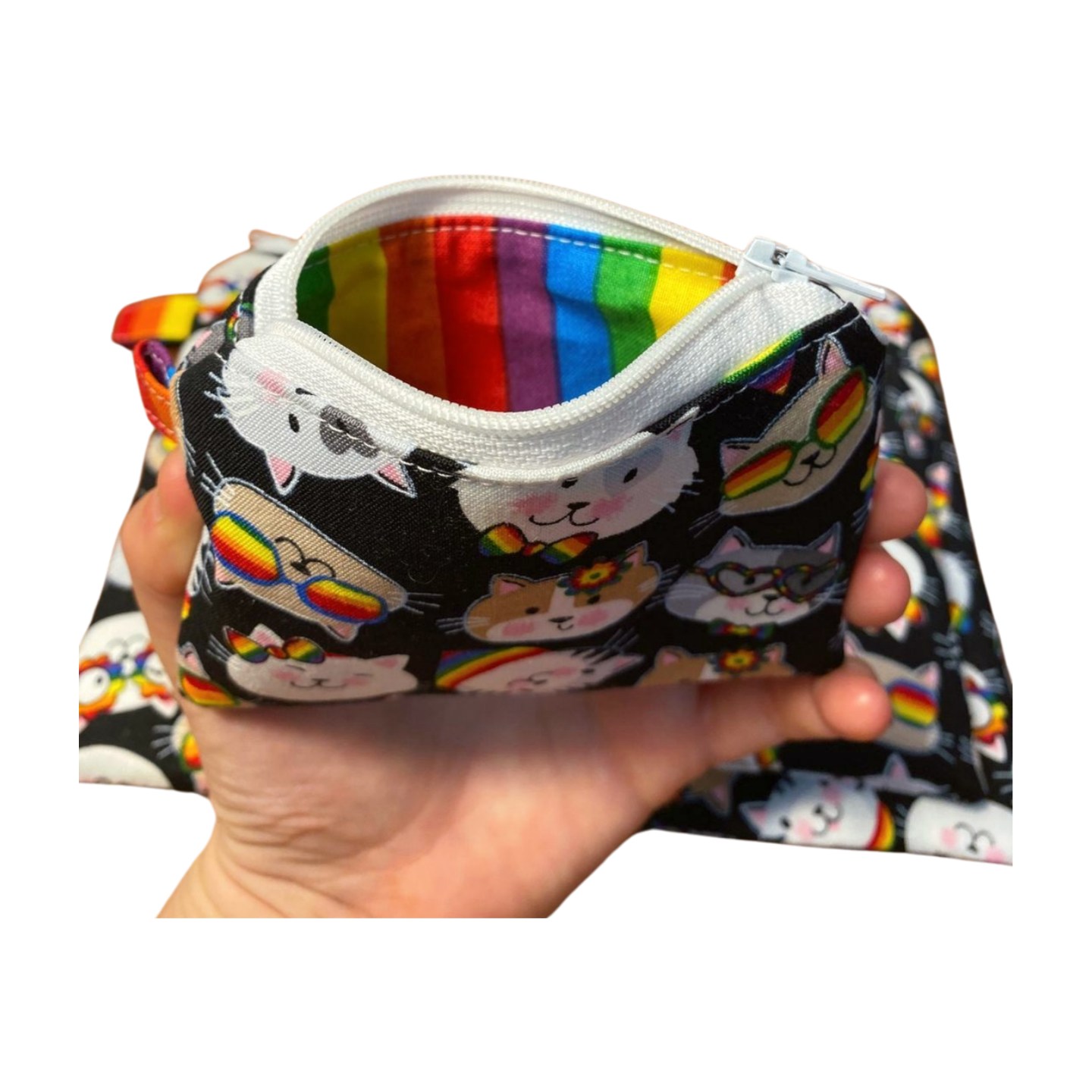 Pride Cat Zipper Pouches