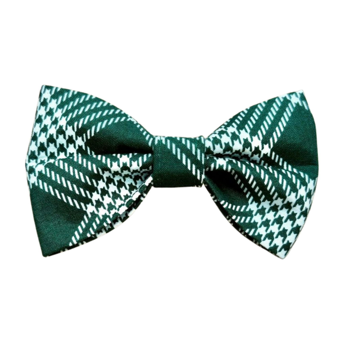 Houndstooth Winter Plaid Bow Tie