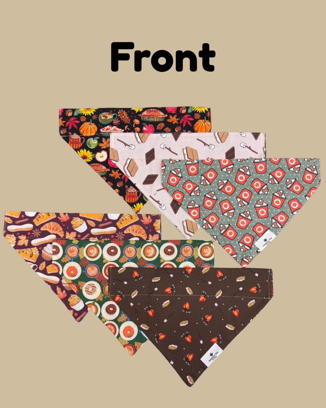 Fall Treats Dog Bandana