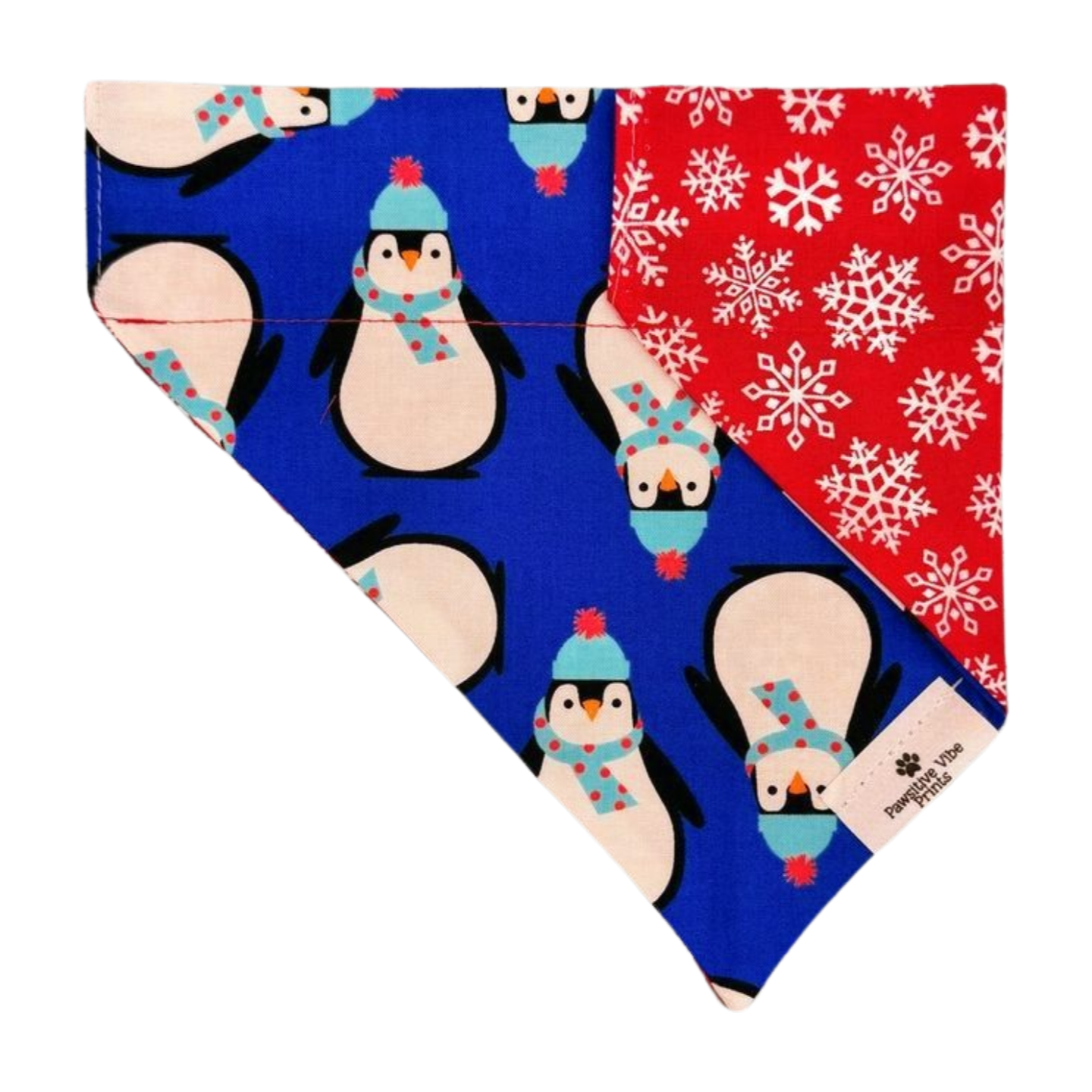 Snowy Penguins Dog Bandana