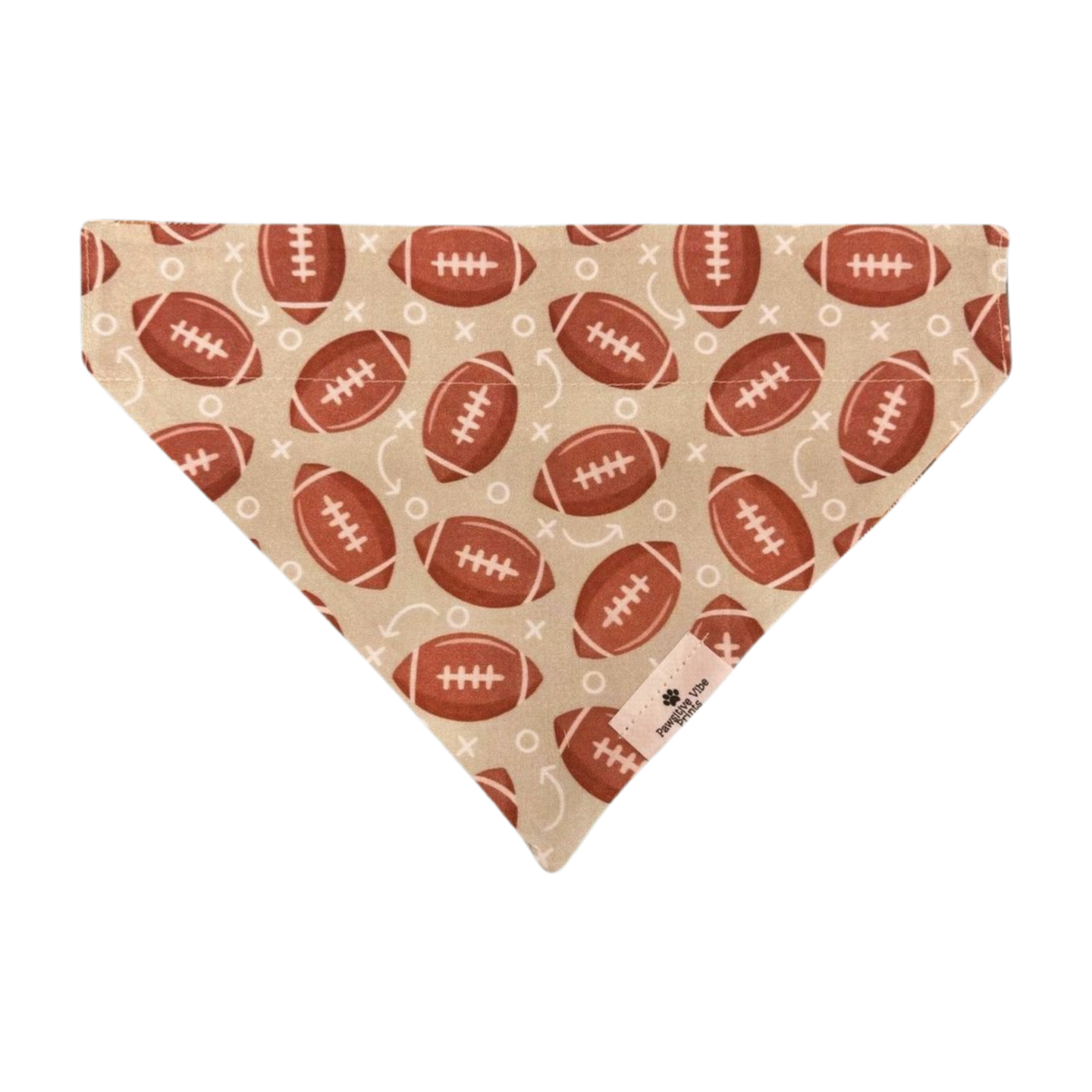 Fall Footballs Dog Bandana