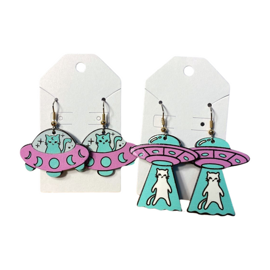 Space Cats Earrings