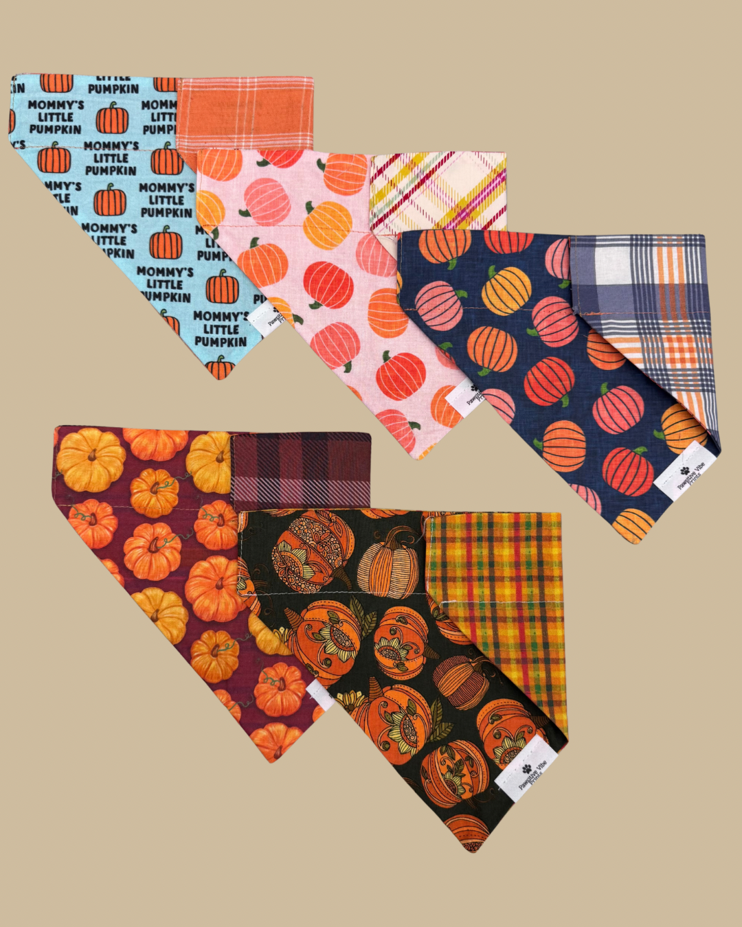 Pumpkin Dog Bandana
