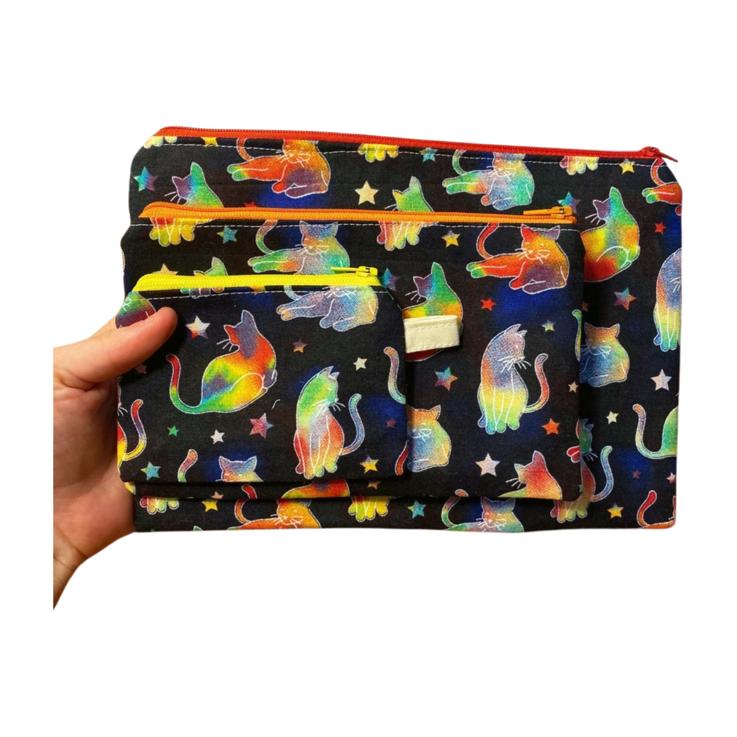 Galaxy Cats Zipper Pouches