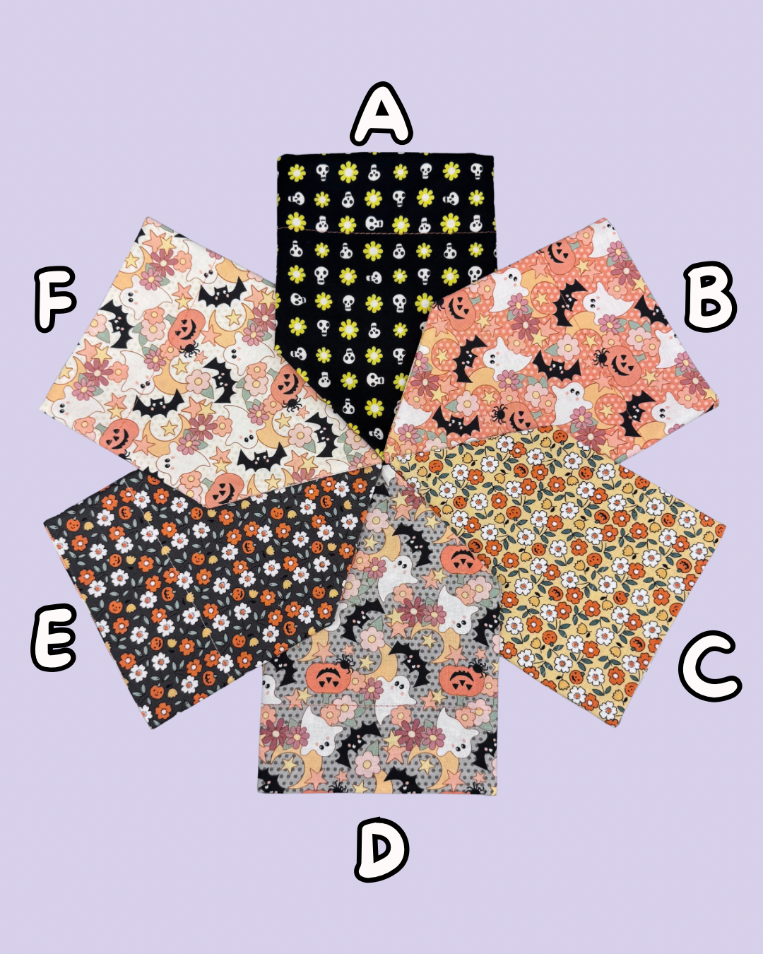 Cute Halloween Dog Bandana