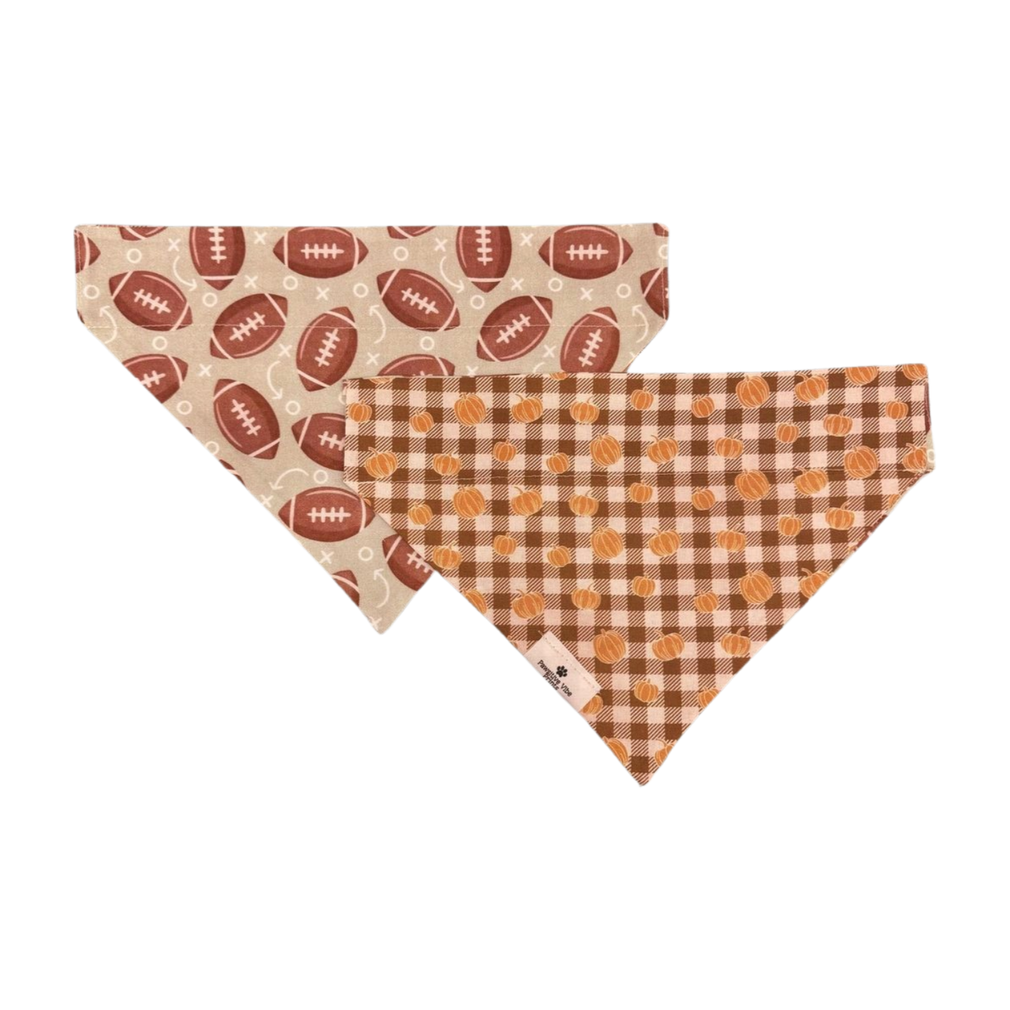 Fall Footballs Dog Bandana