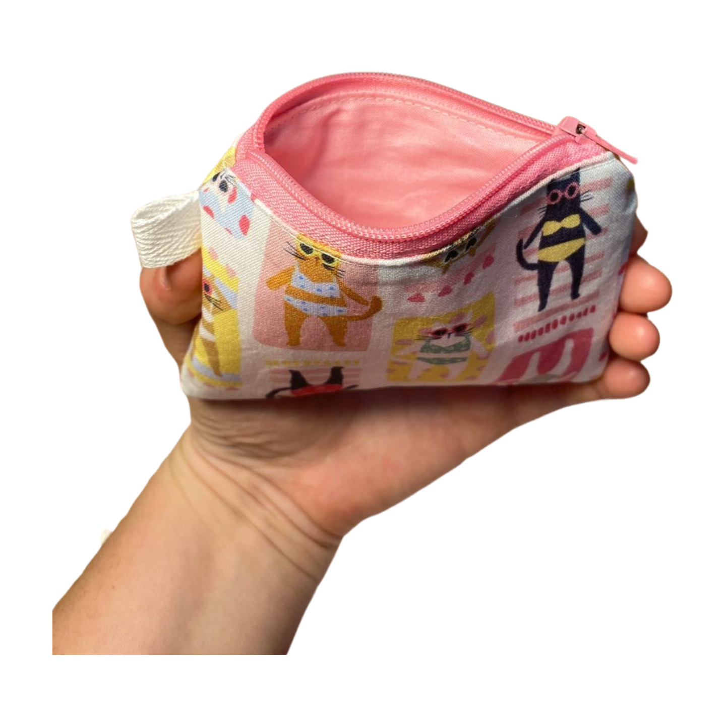 Girly Beach Cats Zipper Pouch